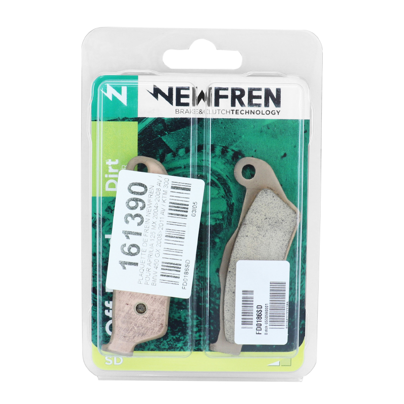 Plaquette de frein Newfren FD0186SD métal fritté avant - vue 3