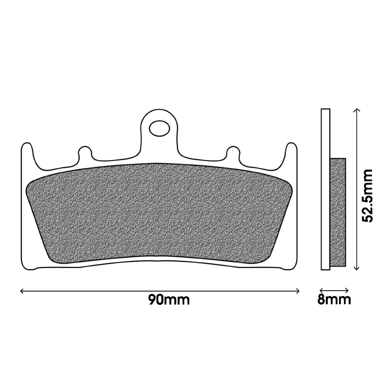 Plaquettes de frein Newfren FD0199BT touring organique Kawasaki Ninja ZX-6R ZX-7R Suzuki GSX-R Hayabusa - vue 2