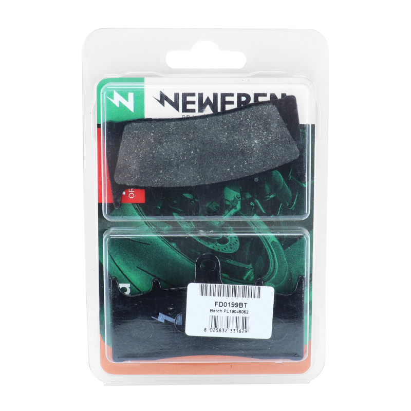 Plaquettes de frein Newfren FD0199BT touring organique Kawasaki Ninja ZX-6R ZX-7R Suzuki GSX-R Hayabusa - vue 3