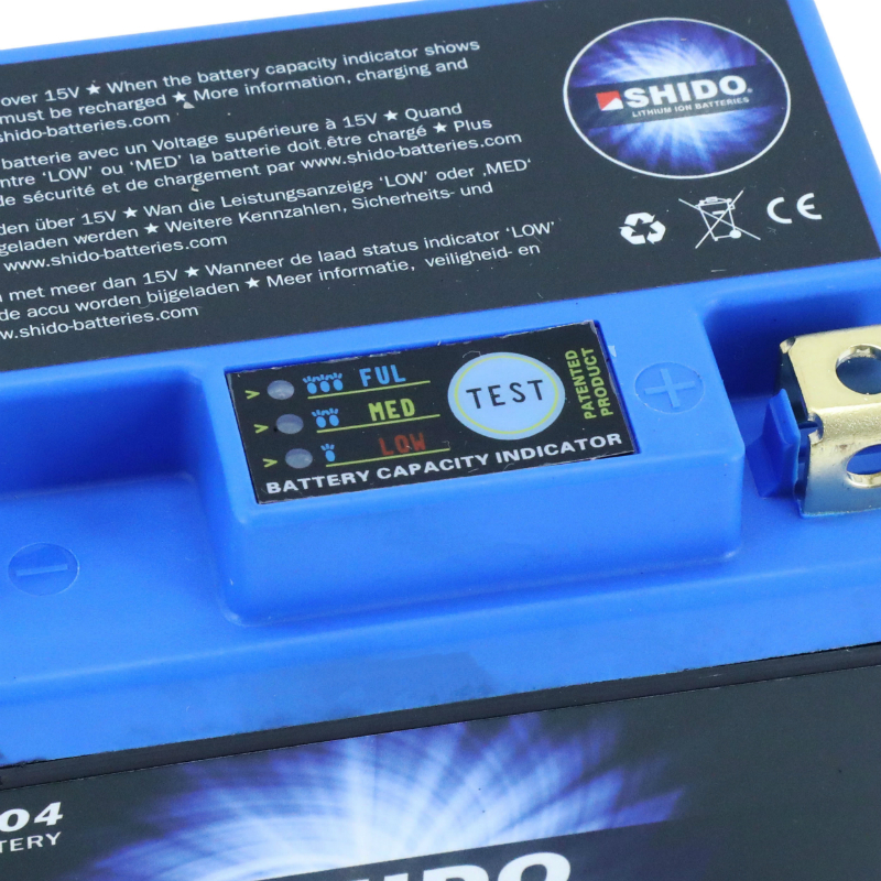 Batterie 12V 2 ah LTZ5S Shido lithium ion prete a l'emploi (lg113xl69xh85) remplace YTZ5S - vue 2