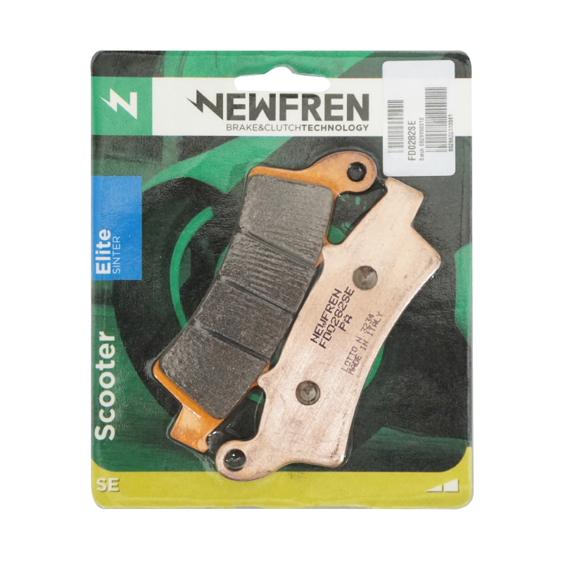 Plaquette de frein Newfren FD0282SE pour Aprilia Scarabeo 125 2004-2006 et Atlantic 125 2003-2012 avant - vue 3