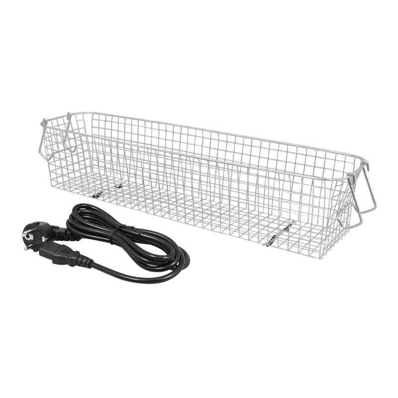 Nettoyeur-bac ultrasons professionnel analogique 10L 240 watts avec vanne de vidange (505x135x150mm) -special petite rampe de carburateur (largeur rampe maxi 9CM) (qualite premium) - vue 4