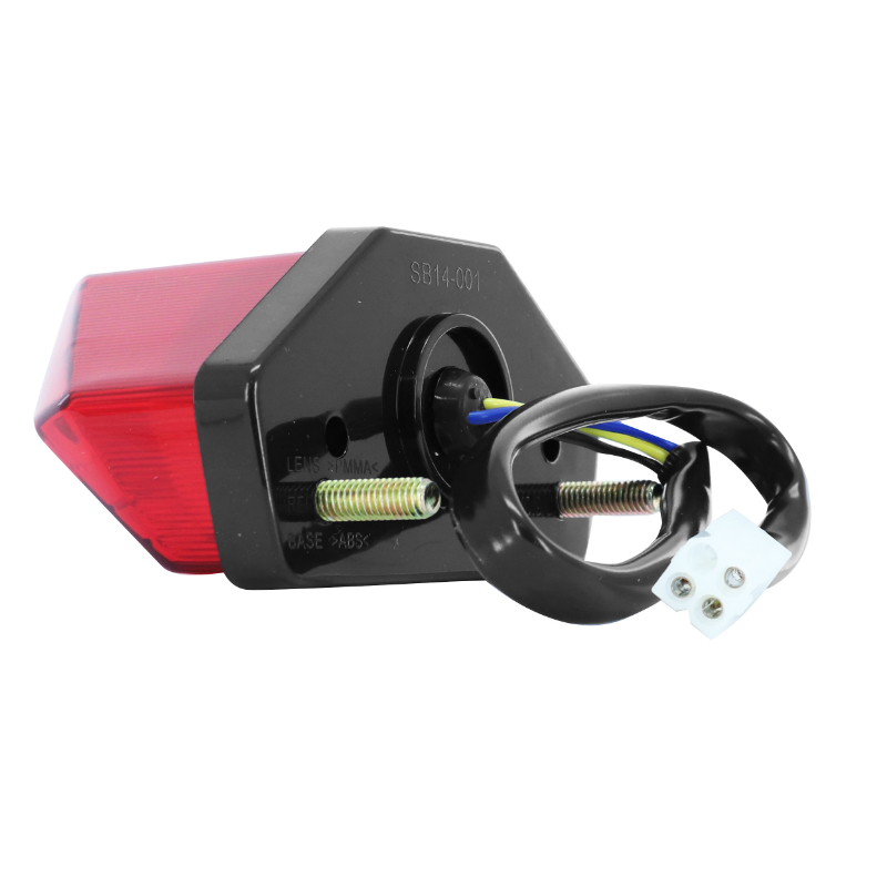 Feu arrière LED 50 à boîte origine Rieju 50 MRT rouge (OEM 0-000.150.2020) - vue 3