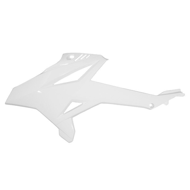 Carénage cache réservoir gauche P2R Beta 50 RR 2011-2020 blanc - vue 2