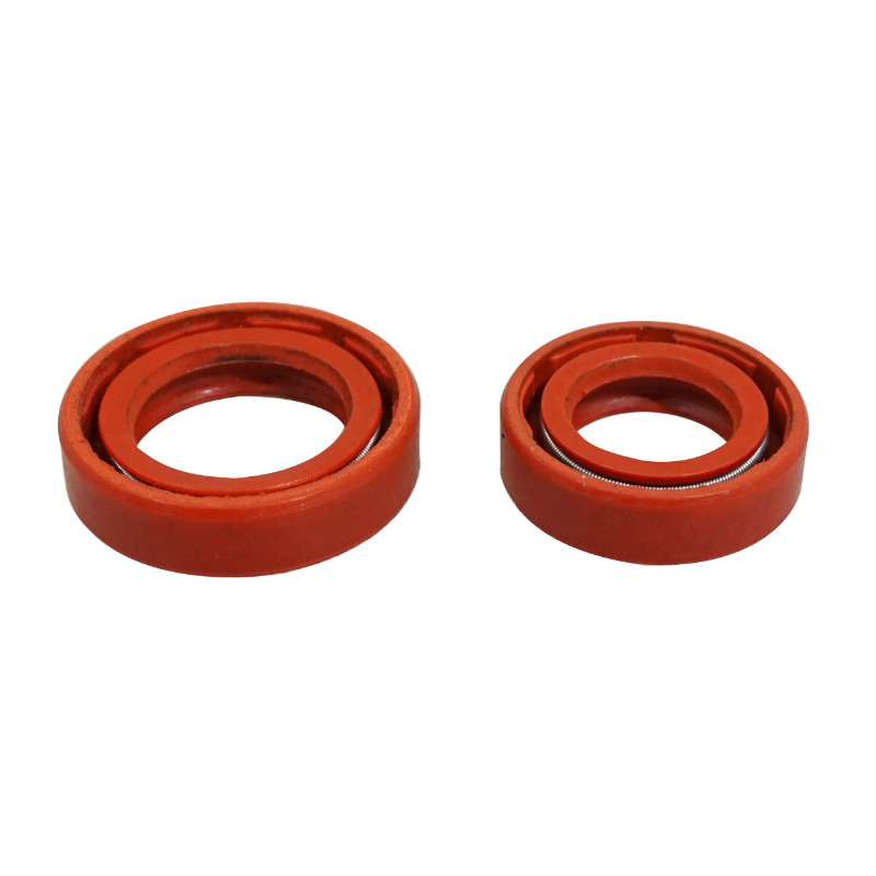 Joint spi embiellage Sélection P2R Peugeot 50 TKR Trekker Speedfight Vivacity Buxy Elyseo Speedake Squab racing rouge double lèvres paire - vue 2