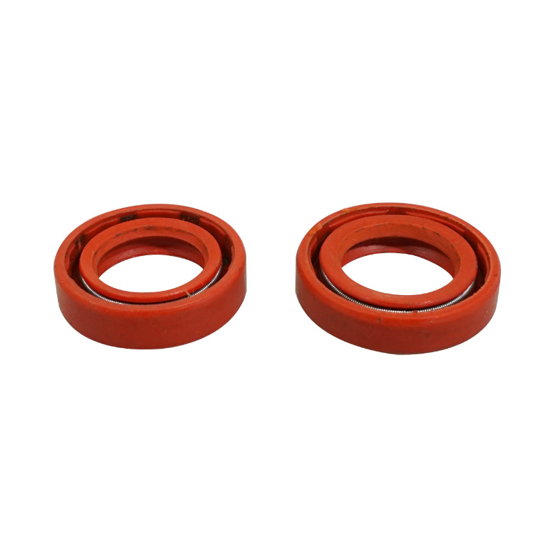 Joint spi embiellage Sélection P2R adaptable Piaggio 50 Zip 2T, Typhoon, NRG, Liberty 2T, Vespa LX 2T, Gilera 50 Stalker, Ice, Runner, DNA (double lèvres) (paire) - vue 2