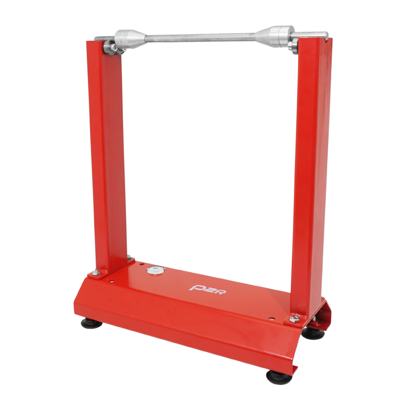 Équilibreuse de roue-pneu moto P2R statique acier rouge (cône 12-30 mm, hauteur max 51 cm) - vue 3
