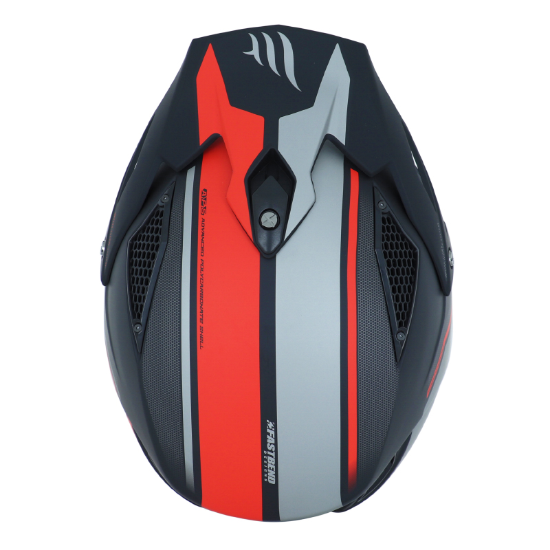 Casque MT Helmets Streetfighter SV Twin noir-rouge mat S avec écran transformable et mentonnière amovible - vue 6