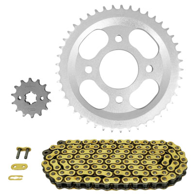 Kit chaîne AFAM adaptable Orcal 125 Astor 2017-2020 428 14x45