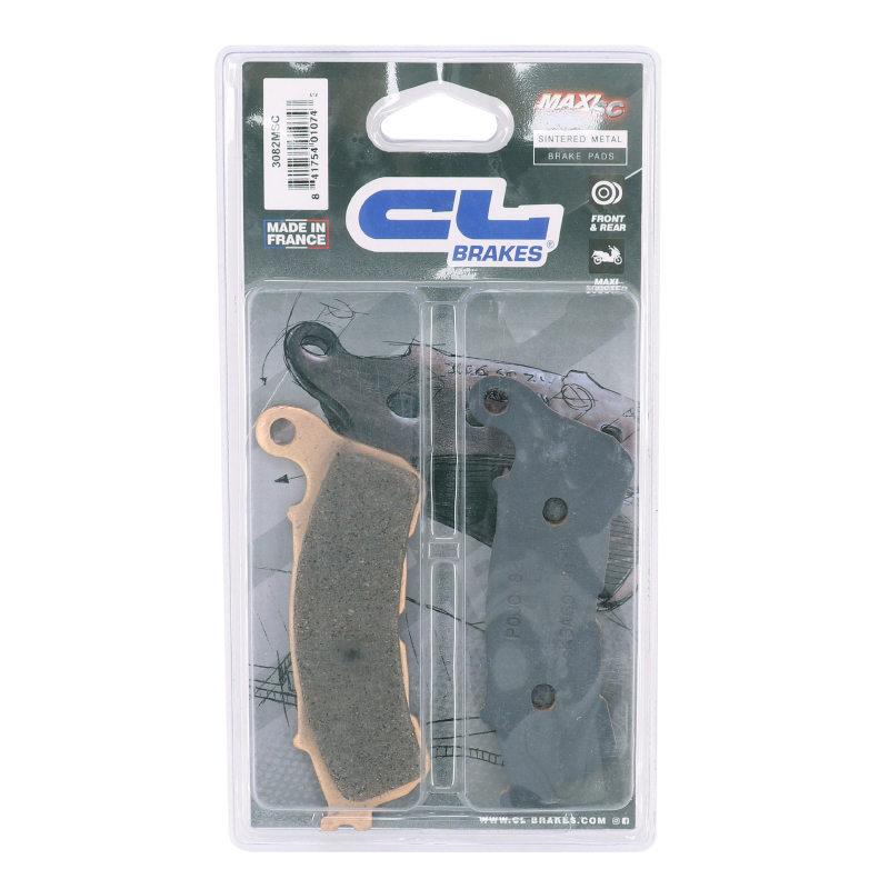 Plaquettes de frein CL Brakes Honda 125 SH 2009+ avant - 125 Silver Wing 2007+ avant - 300 SH 2007+ avant - 700 Integra 2012+ avant - Suzuki 125 Burgman 2007+ avant (jeu de 2) - vue 3