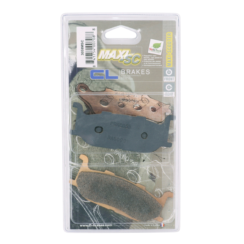 Plaquette de frein CL Brakes avant (jeu de 2) - vue 3