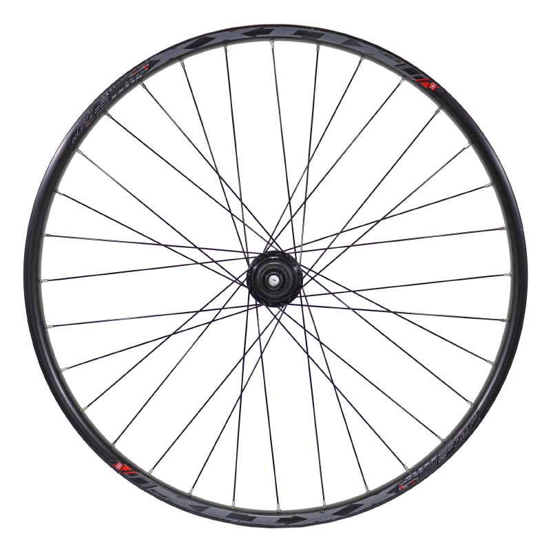 Roue VTT disque 29" Klixx Boost tubeless ready arrière noir moyeu Centerlock Shimano MT510 12V microspline axe traversant 12-148 - jante 23C 32 rayons all mountain - vue 2