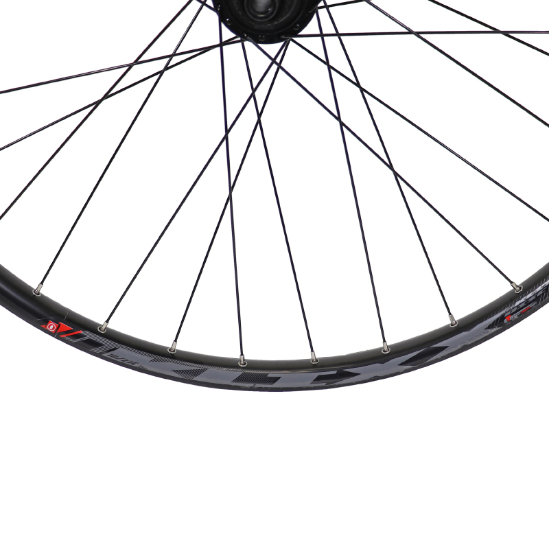 Roue VTT disque 29" Klixx Boost tubeless ready arrière noir moyeu Centerlock Shimano MT510 12V microspline axe traversant 12-148 - jante 23C 32 rayons all mountain - vue 4