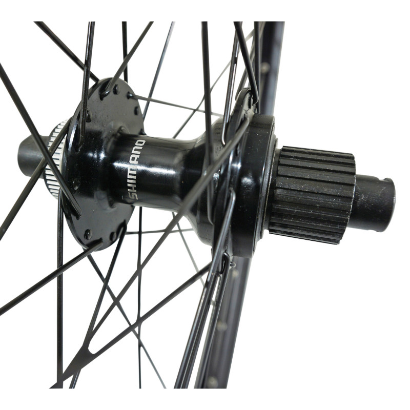 Roue VTT 29" Velox Trucky 30 Tubeless Ready Arrière Centerlock Noir Moyeu Shimano TC500 Cassette Microspline 12V Axe Traversant 12-142 Jante 30C 32 Rayons - vue 4