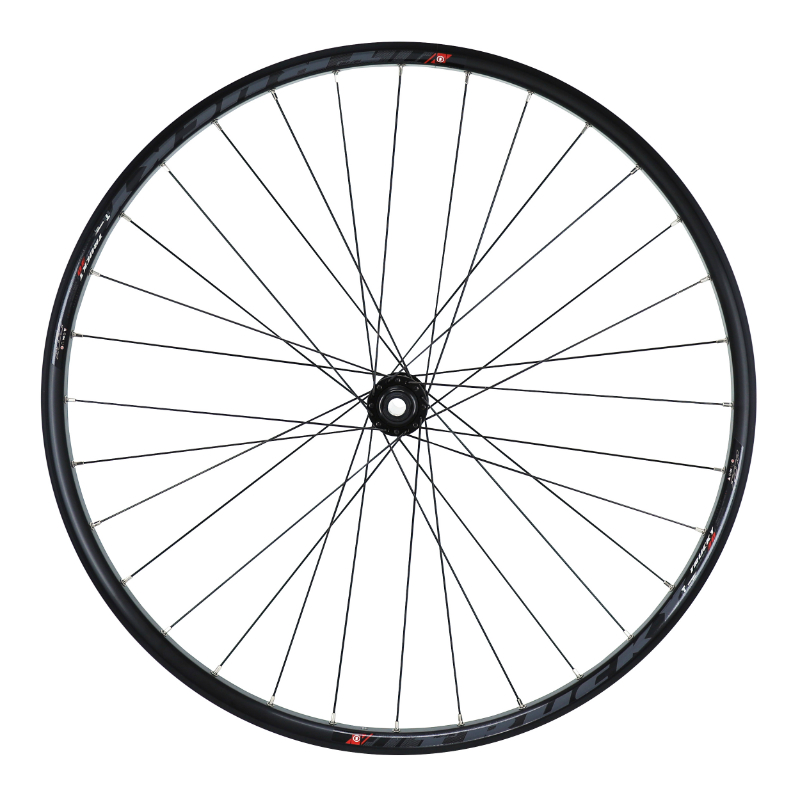 Roue VTT 29" Velox Trucky 30 Boost Tubeless Ready avant Centerlock noir moyeu Shimano TC500 axe traversant 15-110 jante 30C 32 rayons - vue 2