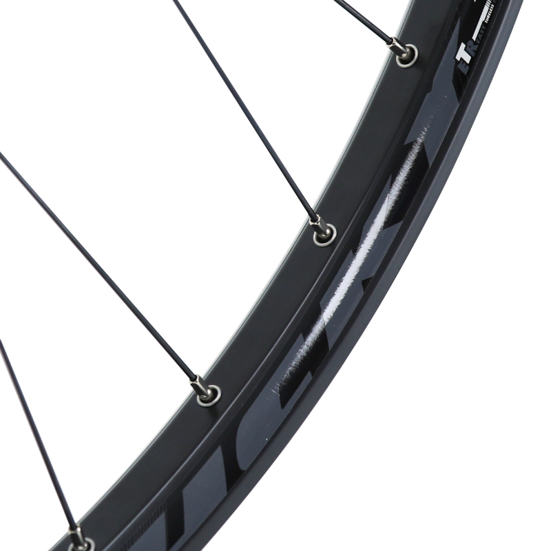 Roue VTT 29" Velox Trucky 30 Boost Tubeless Ready avant Centerlock noir moyeu Shimano TC500 axe traversant 15-110 jante 30C 32 rayons - vue 3