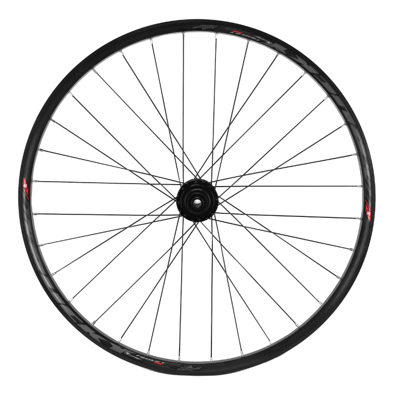 Roue VTT 27,5" Velox Trucky 30 Tubeless Ready arrière Centerlock noir moyeu Shimano TC500 cassette Microspline 12V axe traversant 12-142 jante 30C 32 rayons - vue 2