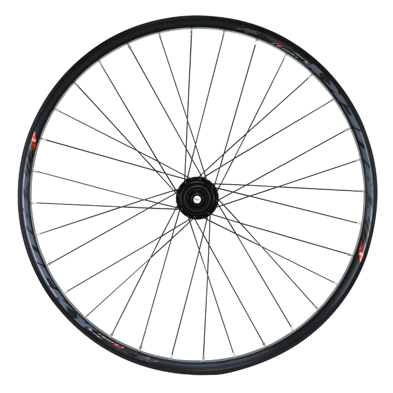 Roue VTT disque 27,5" Trucky 30 Boost Tubeless Ready arrière Centerlock noir moyeu Shimano TC500 cassette Microspline 12V axe traversant 12-148 jante 30C 32 rayons VELOX - vue 2