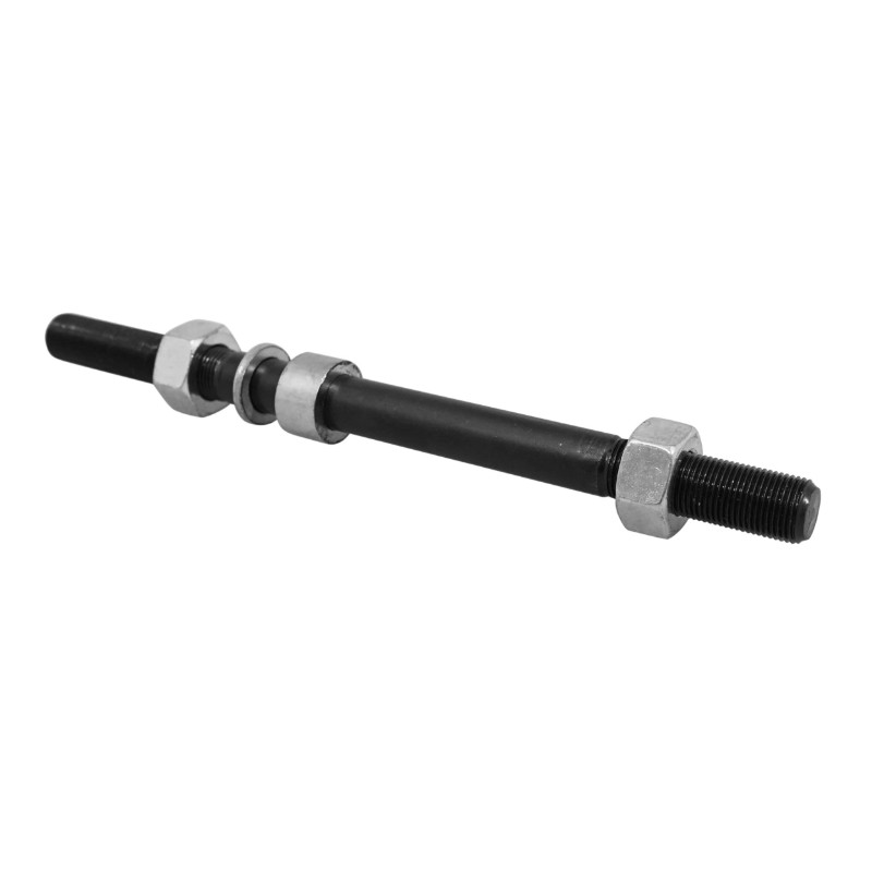 Axe de roue cyclo diam 12 x 100 x 182 mm adaptable Peugeot 103 roue à rayons Sélection P2R - vue 2
