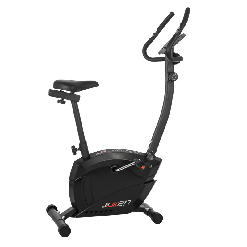 Velo fitness JK bike JK217 magnetique 8 niveaux de resistance volant 6KG (compteur calories-vitesse-distance partielle et totale-pulsation) (poids maxi pour l'individu 100KG) sante - appartement - vue 2