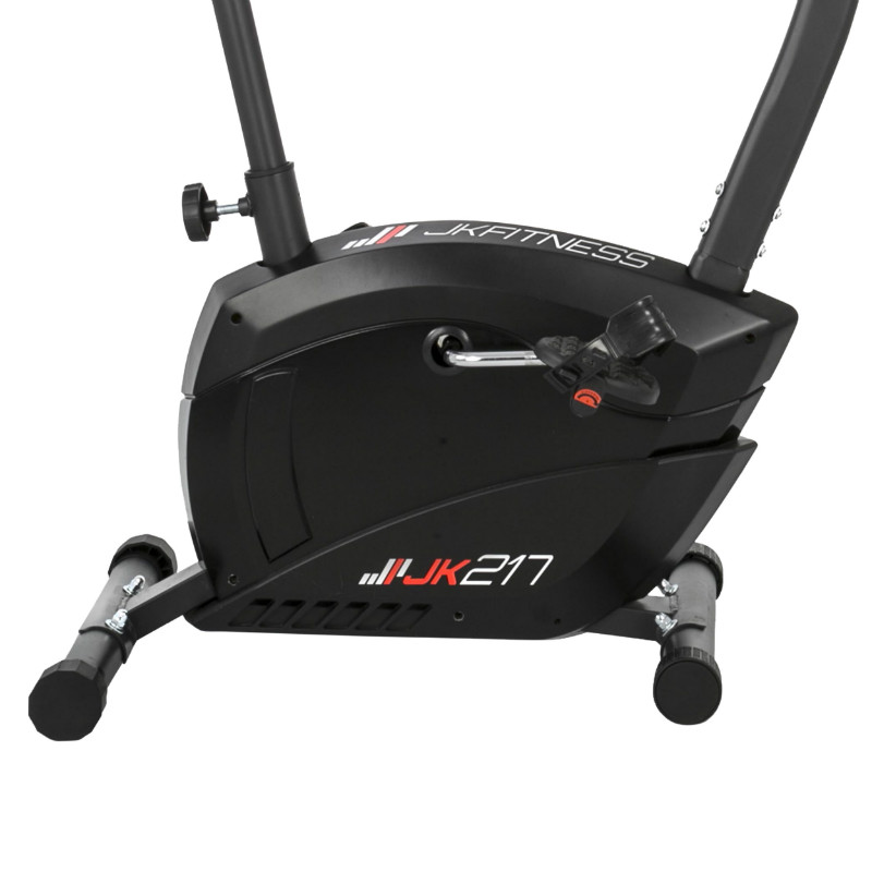 Velo fitness JK bike JK217 magnetique 8 niveaux de resistance volant 6KG (compteur calories-vitesse-distance partielle et totale-pulsation) (poids maxi pour l'individu 100KG) sante - appartement - vue 6