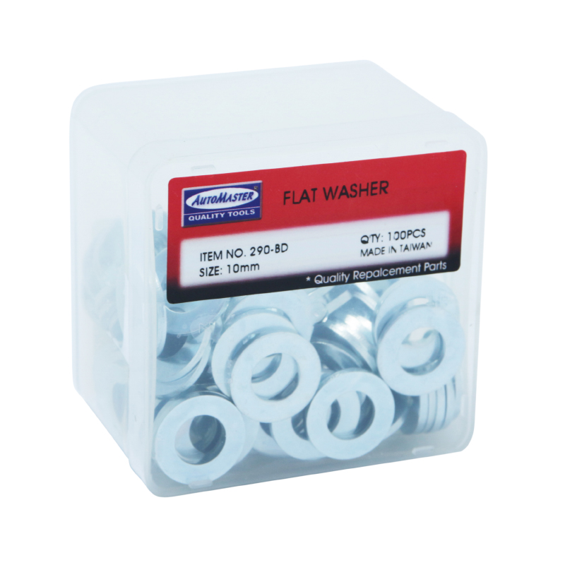 Rondelle plate acier diamètre 10x20 mm P2R (boîte de 100 pièces) - vue 3