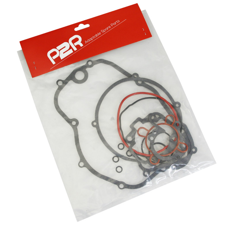 Joint moteur 50 à boîte adaptable Minarelli 50 AM6 2000+ MBK 50 X-Limit X-Power Yamaha 50 DTR TZR Peugeot 50 XPS Rieju 50 RS1 Aprilia 50 RS pochette complète P2R - vue 2