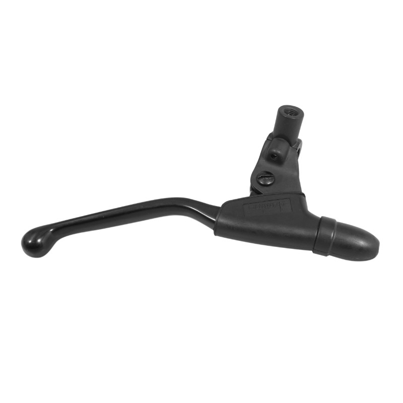Poignée de frein moto off-road Domino alu noir droit avec cache-poussière - vue 2