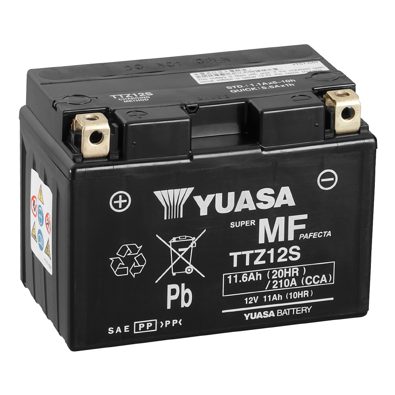 Batterie Yuasa TTZ12-S AGM sans entretien - vue 2