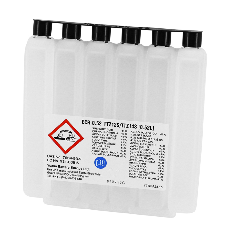 Batterie 12V 11 ah TTZ12S Yuasa MF sans entretien livree avec pack acide (lg150xl87xh110mm) - vue 3