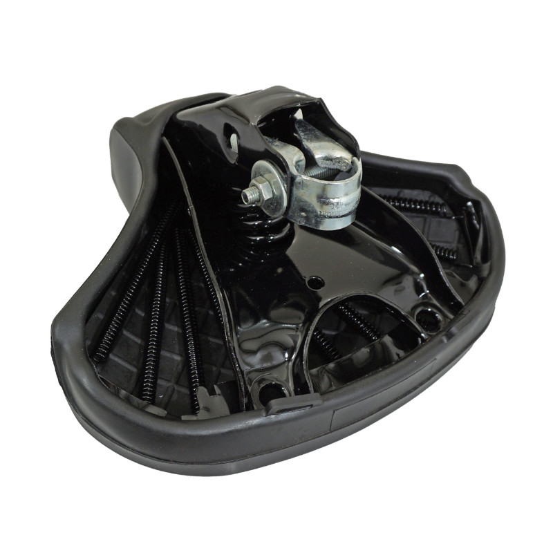 Selle cyclo adaptable Peugeot 103 - MBK mobylette noir - vue 2
