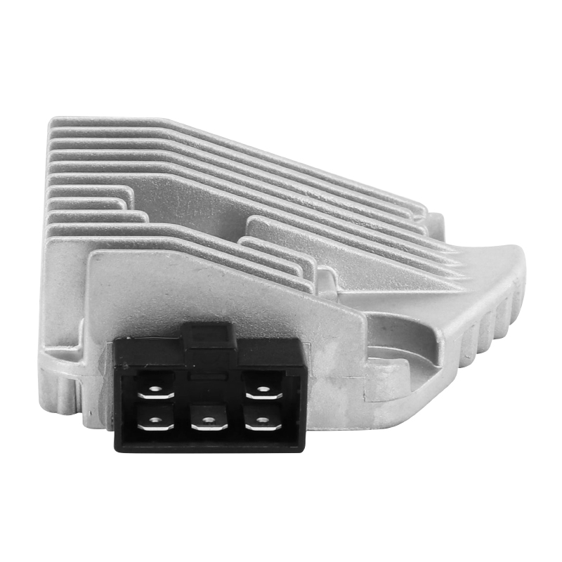 Regulateur de tension moto adaptable yamaha 125 XV virago 1997+2000, 250 virago 1998+2008 - benelli 125-150 velvet 2008+ (12V - triphase - 5 cosses - japonais SH661-12) (r.o 3dm-81960-01) -Sgr - vue 3