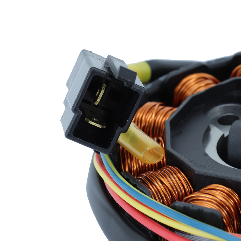 Stator allumage SGR maxiscooter Kymco 125 People S, 200 People S, Malaguti 125 Ciak 4T carburateur air 12 pôles - vue 2