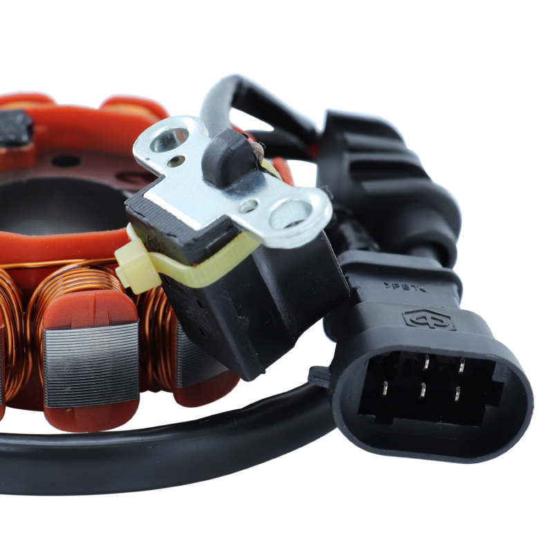 Stator allumage SGR moteur Piaggio-Derbi 125 Senda Baja 2009-2015, Terra 2007-2014, Mulhacén-Aprilia 125 RS4 4T injection LC (12 pôles - triphasé) - vue 2