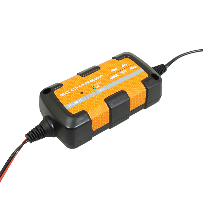 Chargeur de batterie automatique SC Charger SCZ 8 12V 800mA avec maintien de charge - vue 2