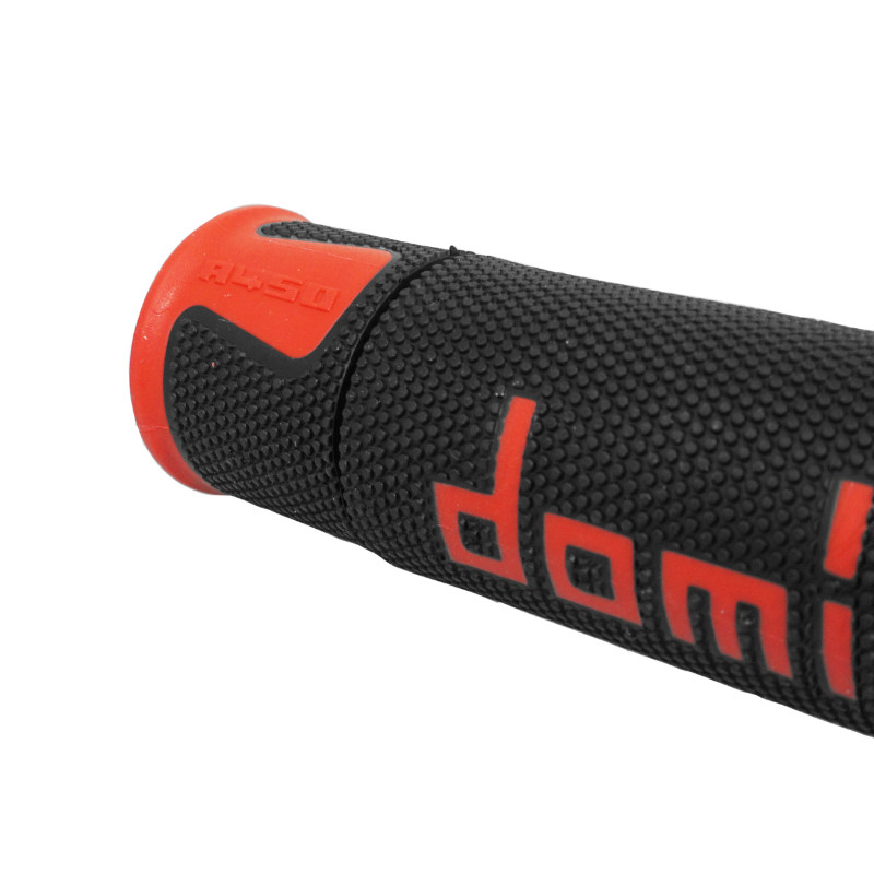 Revêtement de poignée Domino A450 noir-rouge 120-125 mm (paire) - vue 3