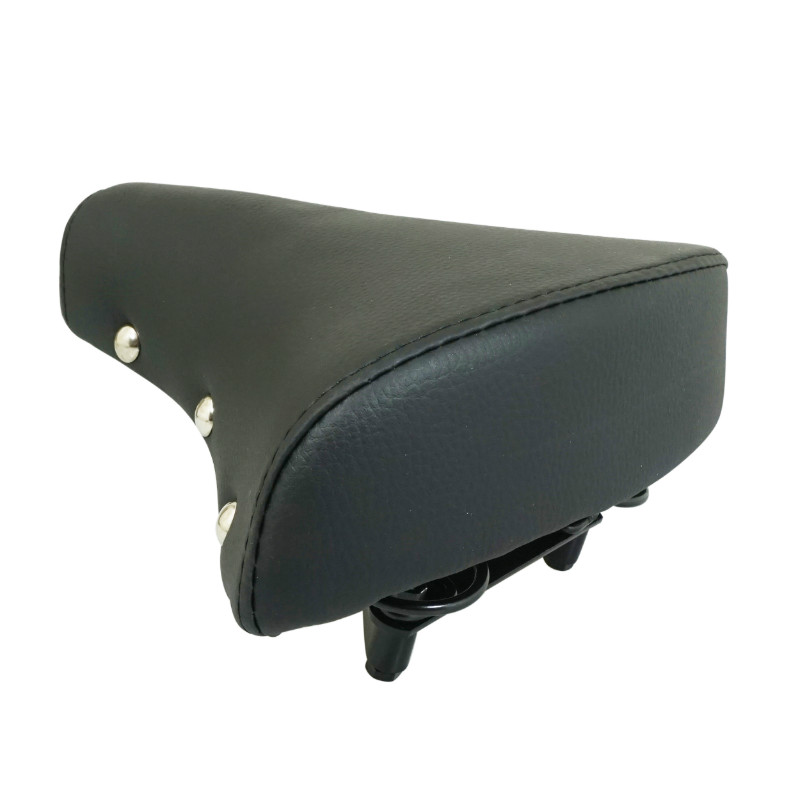 Selle cyclo adaptable Solex noir avec ressorts Sélection P2R - vue 3
