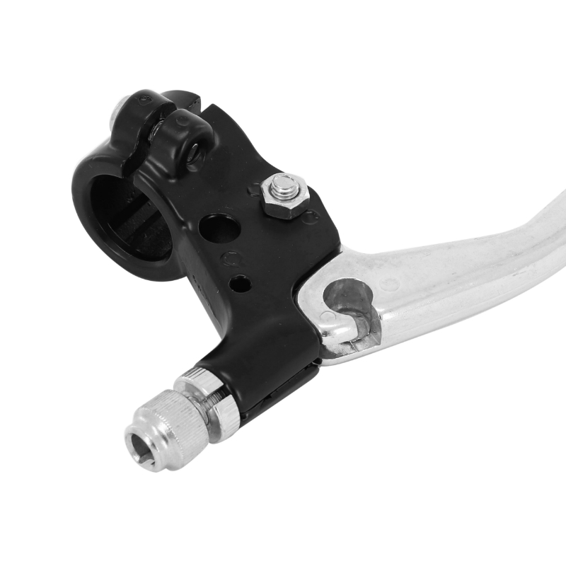 Levier-poignée de frein cyclo alu long M77 noir-poli paire Sélection P2R - vue 3