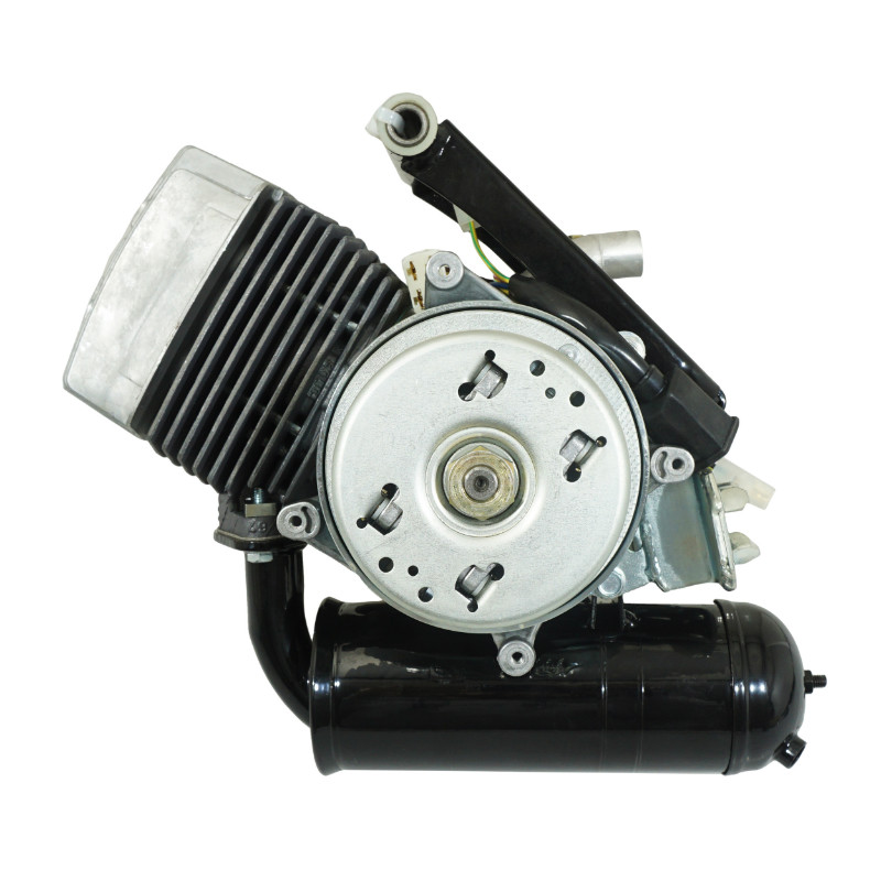 Moteur cyclo adaptable Peugeot 103 Vogue type origine avec échappement et cache allumage - vue 2