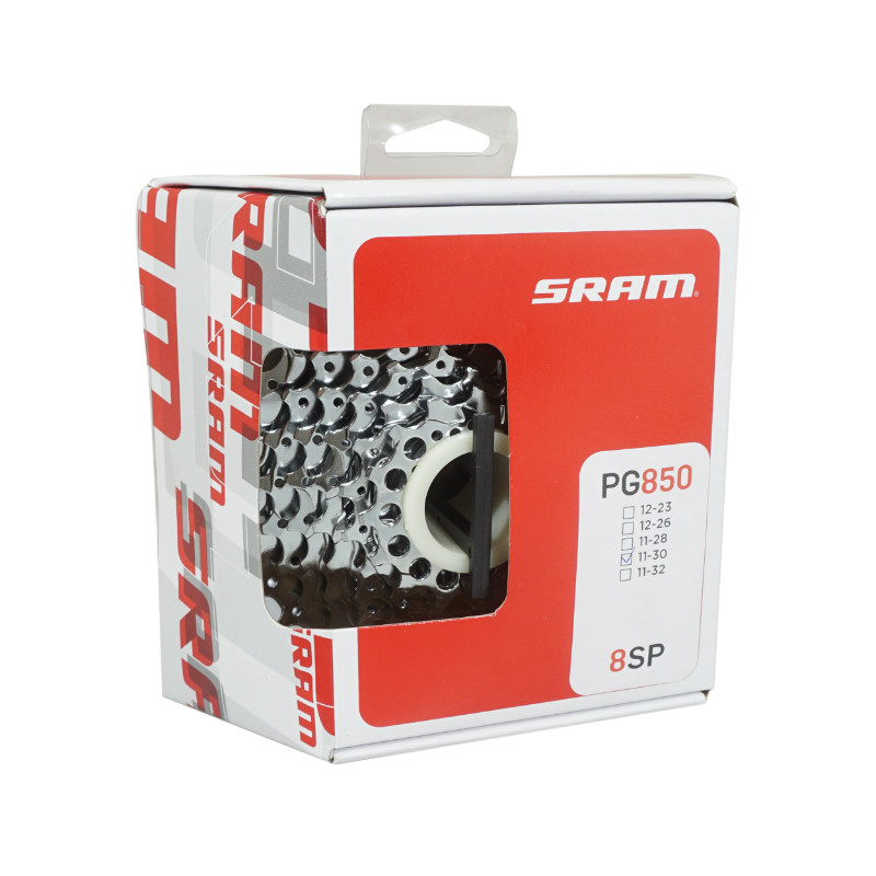 Cassette 8 vitesses SRAM PG850 11-30 argent - vue 3