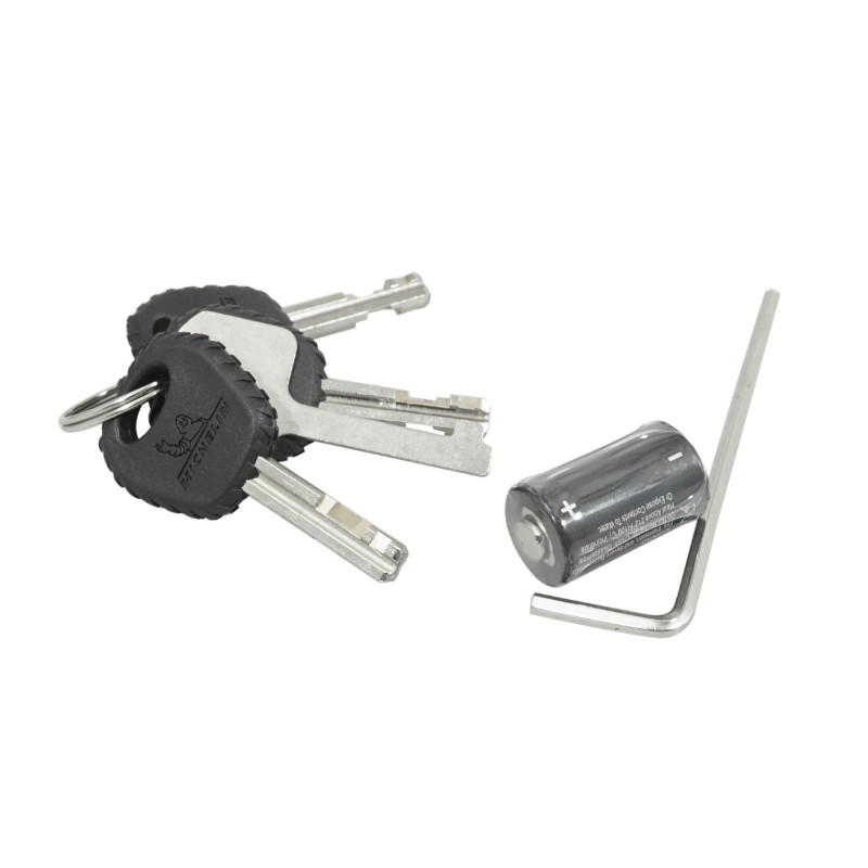 Antivol bloque disque Michelin inox diam 10 mm avec alarme sonore 120 dB classe SRA garantie 10 ans - vue 3