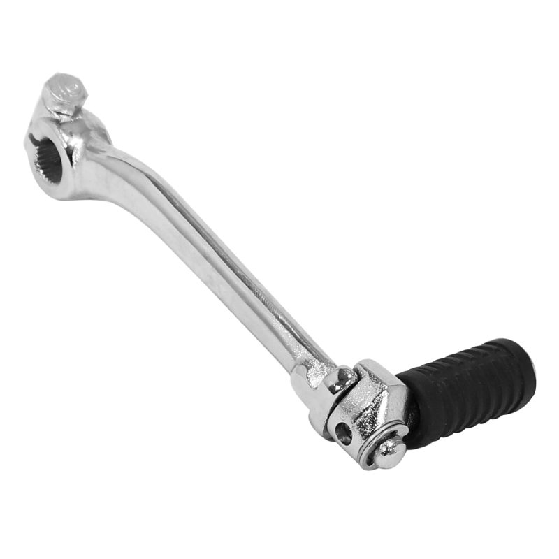 Kick cyclo adaptable MBK 51 acier chromé avec caoutchouc Sélection P2R - vue 2