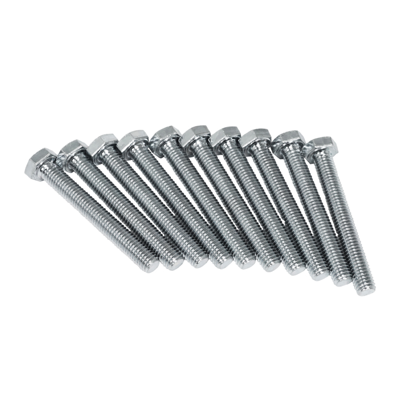 Vis tête hexagonale M8 x 60 mm acier zingué (sachet de 10 pièces) Sélection P2R - vue 3