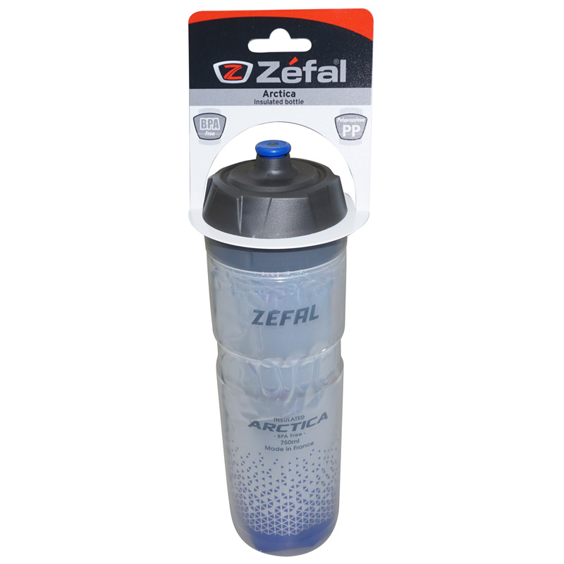 Bidon isotherme Zefal Arctica 75 bleu-argent 750 ml - vue 2
