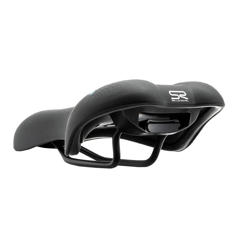 Selle Royal Float Sport avec trou central à mémoire de forme Athletic noir 267x161mm 382g - vue 3