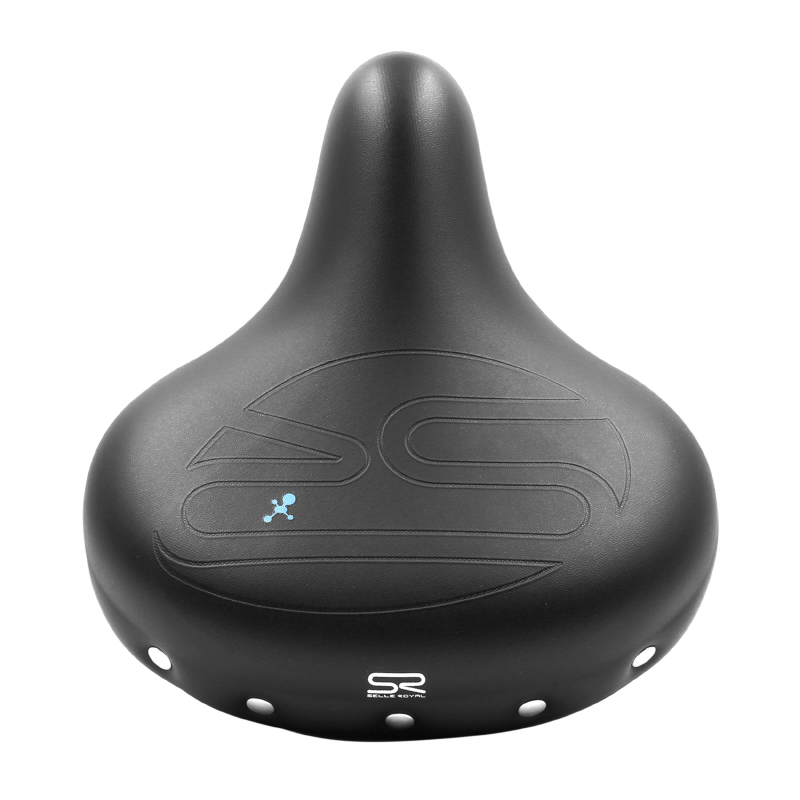 Selle Royal city drifter strengtex noir unisex avec gel et double ressort revetement anti usure 270X245MM 1160G - vue 2