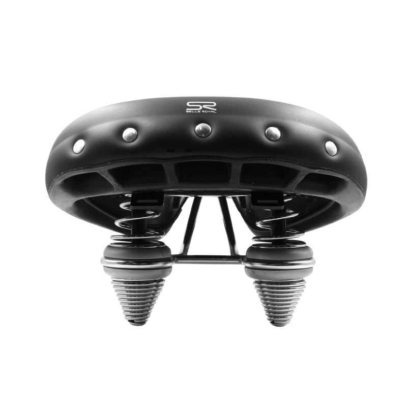 Selle Royal city drifter strengtex noir unisex avec gel et double ressort revetement anti usure 270X245MM 1160G - vue 4