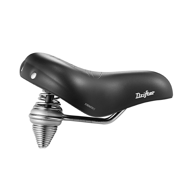 Selle Royal city drifter strengtex noir unisex avec gel et double ressort revetement anti usure 270X245MM 1160G - vue 5