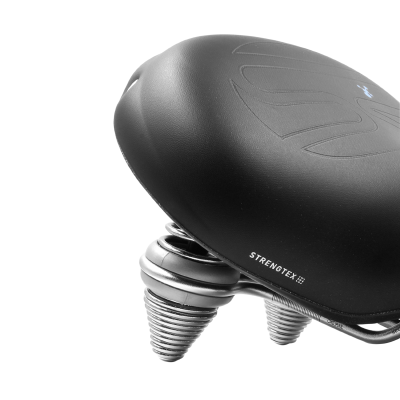 Selle Royal city drifter strengtex noir unisex avec gel et double ressort revetement anti usure 270X245MM 1160G - vue 6