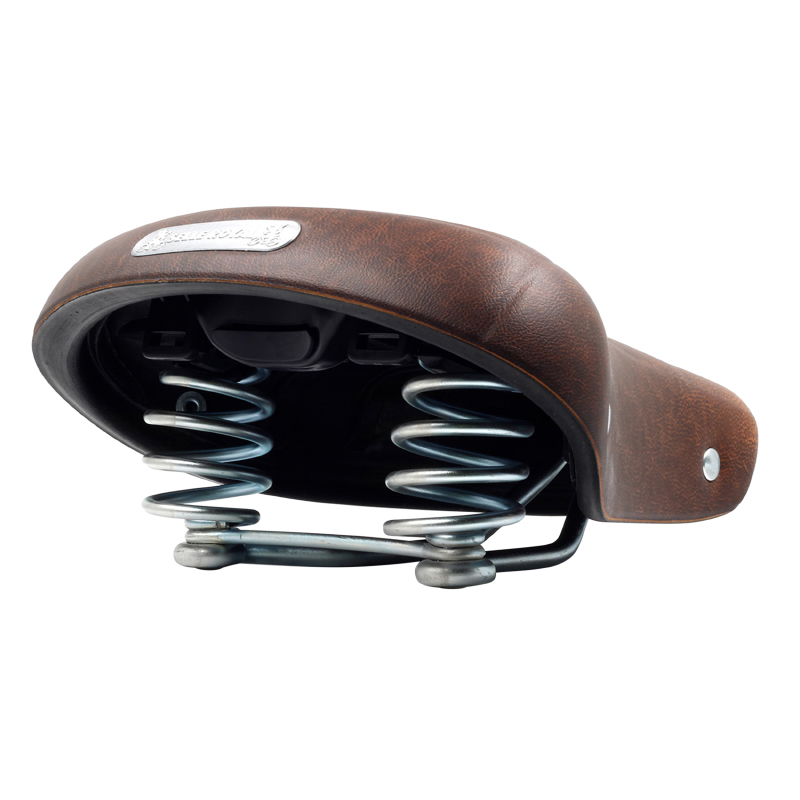 Selle Royal City Ondina rétro-vintage avec gel et ressort, coloris marron 253x214mm - vue 3